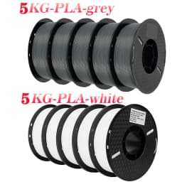 KINGROON 10KG PLA Filament PETG 3D Filament 1.75mm For 3D Printer Filament Bundle Mixed Colors FDM Printing Material Fast Ship