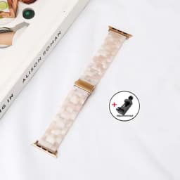 Luxury Resin strap for Apple Watch Ultra 2 Band 49mm 45mm 41mm 40mm 44mm 38mm 42mm Link bracelet iwatch series 9 7 8 6 se 5 4 3