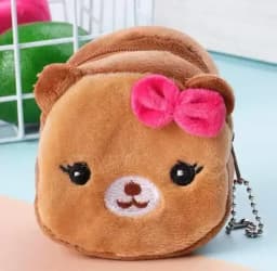 Plush Grey Small Whales Coin Purse Cute Zipper Women's Coin Wallet Shark Shape Girls Earphone Money Storage Bag Key Bag Purse