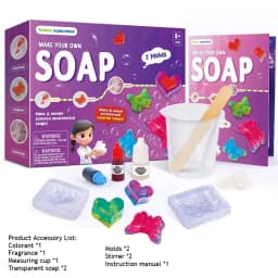 Children Magic Science Experiment Kit Handmade DIY Soap STEAM Educational Teaching Aids Primary School Student Toys Kids Gift