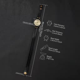 Casual Arabic Dial Unisex Watches Vintage Long Leather Band Women Quartz Watch Men's Wristwatches