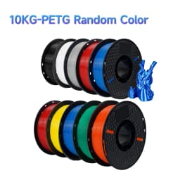 10KG PLA PETG Filament for 3D Printer Filament 1KG/Roll 1.75MM Plastic Filaments Line Up Neatly Printing Material for 3D Printer