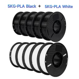 10KG PLA PETG Filament for 3D Printer Filament 1KG/Roll 1.75MM Plastic Filaments Line Up Neatly Printing Material for 3D Printer