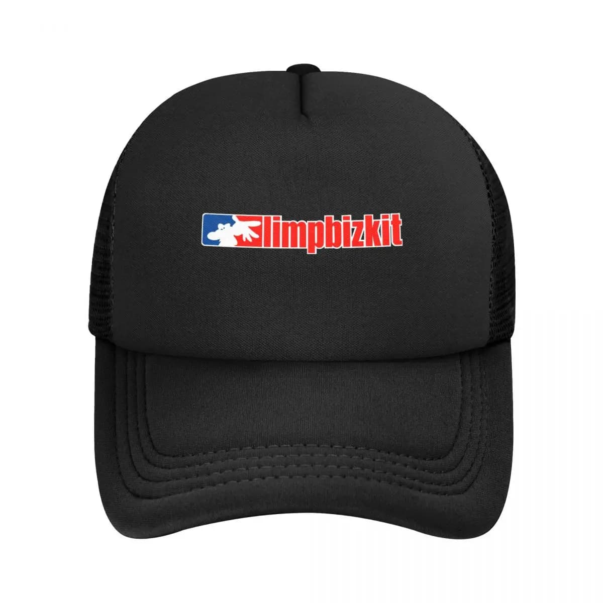 Limp Bizkit Logo Trucker Cap Adult Fashion Band Hat Sun Hats Dad Hat Adjustable Polyester Mesh Baseball Cap Summer