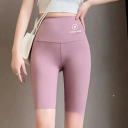 M/L/XL High-waisted Bottoming Trousers Five-minute Shorts Female External Wear Hip Lifting Tight High Elasticity Yoga Trousers