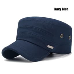 Spring and Summer Four Seasons Korean Style Leisure Outdoor Sunshade Flat Cap Pure Cotton Air Eye Mature Mens Hat
