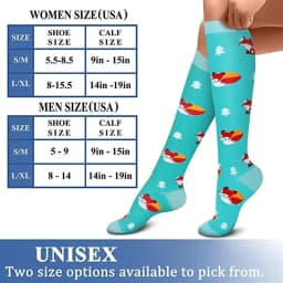 58 Styles Compression Socks 30 Mmhg Heart Star Stripe Socks New Unisex Golfs Tube Thigh Men Outdoor Long Pressure Stockings