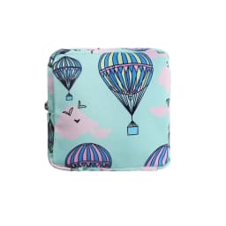 Women Sanitary Napkin Tampon Storage Bag Cute Makeup Pouches Zipper Women Cosmetic Lipstick Key Earphone Data Cables Organizer