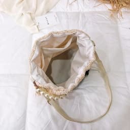New Straw Plaited Article Women Lace Bucket Bag Causal Holiday Beach Bag Elegant Lace Staw Bag Shoulder Crossbody Bag