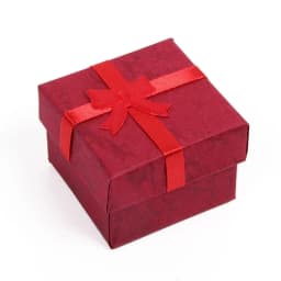 12pcs Fashion Jewelry Packaging Box Multi-color Earrings Ring Box Jewelry Gift Holder 4*4*3CM Wholesale