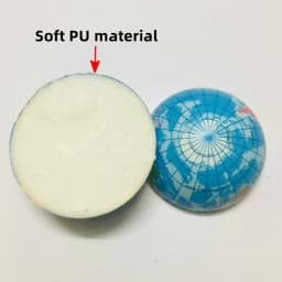 Mini Foam Earth Extrusion Toy Soft Sponge Earth World Map Ball World Map Toy Children Adult Decompression Novelty Toy