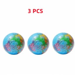 Mini Foam Earth Extrusion Toy Soft Sponge Earth World Map Ball World Map Toy Children Adult Decompression Novelty Toy