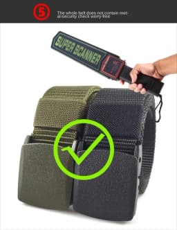 Black Army Green White Red Blue Men Automatic Buckle Nylon Belt Waist Canvas Belts Outdoor Strap Travel Sports Belt for Women