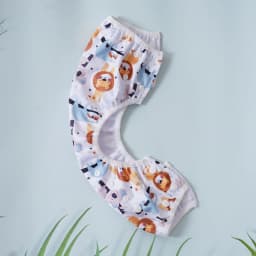 Elinfant Reusable Baby Cloth Diapers Training Pants,Washable Adjustable Swimming Diapers For 3-15kg -Perfect For Beach,Pool