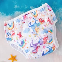 Elinfant Reusable Baby Cloth Diapers Training Pants,Washable Adjustable Swimming Diapers For 3-15kg -Perfect For Beach,Pool