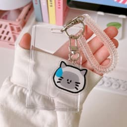 Flower Id Badge Holder With Badge Reel Retractable Card Holder Keychain Name Badge Identification Card Sleeve Clip Easy To Pull