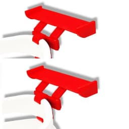 2Pcs Hole Shoe Accessories Shoe Decoration Clips Charm Buckle Shoes Buckle Clip Cave Slipper Tail Decoration