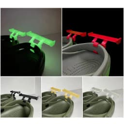 2Pcs Hole Shoe Accessories Shoe Decoration Clips Charm Buckle Shoes Buckle Clip Cave Slipper Tail Decoration