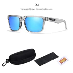 2026 Kdeam High Quality Polarized Sunglasses for Men Women Fashion Unisex Brand Trendy Outdoor Eyewear For Couple Red Lens