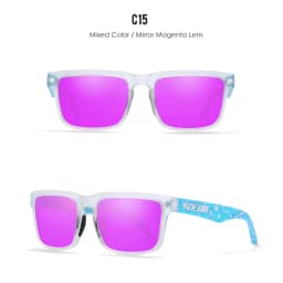 2026 Kdeam High Quality Polarized Sunglasses for Men Women Fashion Unisex Brand Trendy Outdoor Eyewear For Couple Red Lens