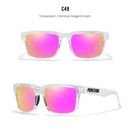 2026 Kdeam High Quality Polarized Sunglasses for Men Women Fashion Unisex Brand Trendy Outdoor Eyewear For Couple Red Lens