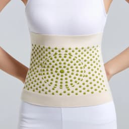 Hot Mugwort Therapy Waist Support Belt Self-Heating Waist Support Belt Lower Back Support Thin Soft Kidney Fixation Belt