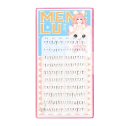 Individual Lashes 80 Clusters W-Shaped Lower Eyelashes 5/6mm Natural Lower Under Eyelash Easy Grafting Makeup Extensions