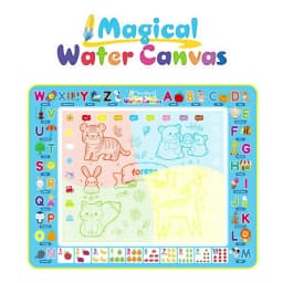 Coolplay Water Doodle Mat Coloring Drawing Mat with Reusable Magic Pens Montessori Painting Board Educational Toys Kids Gifts