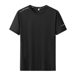 Summer T-shirt Men's 6XL7XL Large Size Ice Silk Short-sleeved Outdoor Leisure Sports Breathable Quick-drying Running Fitness Top