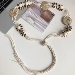 New Butterfly Tassel Waist Chain Y2K Trendy Bohemian Belt Summer Beach Accessories Vintage Flower Bohemian Belt