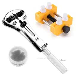 Adjustable Watchmaker Repair Tools Screw Back Remover Wrench Watch Back Case Cover Holder Opener Three Jaw Open Cover Tool
