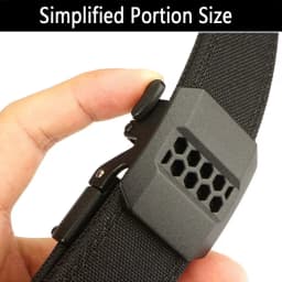 TUSHI Brand Double Layered Thickened Tactical Belt Men's Outdoor Nylon 3.8 Wide Upgraded Automatic Buckle Gun Belt