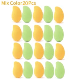Wholesale Makeup Sponges Mango Shape Soft Beauty Powder Eggs Foundation Concealer Dry Wet Use Tools Cosmetic Cream Applicator