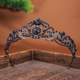 Gold/Silver Color Crystal Crown Princess Tiara for Girls Women Hair Dress Accessories Party Birthday Crown Headwear Jewelry