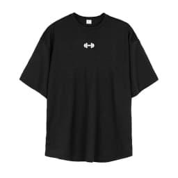 Oversized Loose Short Sleeve Quick Dry Shirt Gym Bodybuilding Breathable Cool Mesh Clothing Mens Fitness Workout Muscle T-shirts