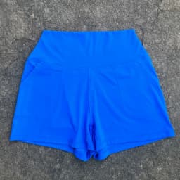 Solid Color Women's Sports Yoga Shorts Women's Casual Sports Shorts Hip Lifting Fitness Shorts, High Waisted Pocket Shorts