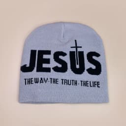 Y2K Letter Cross Street Wool Knitted Hats Autumn and Winter Hip Hop Warm Personal Comfortable Versatile Fashion Jacquard Weave