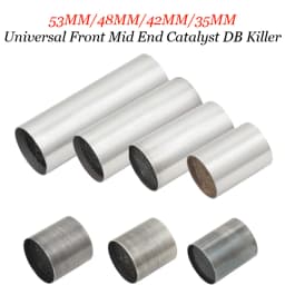 Universal Motorcycle 35/42/48//53MM Catalyst DB Killer for Motorcycle Full System Exhaust Muffler Noise Sound Eliminator
