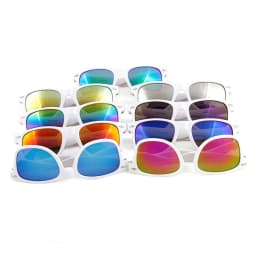 New Brand Cool Sunglasses New White PC Frame Glasses Men Women Sun Glasses Sun Goggles Eyewear Unisex Sunglasses Male Female