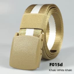 Automatic Buckle Nylon Women's Belts Canvas Outdoor Travel Premium Pants Sports Non-metallic Belts for Men White Black Blue Red