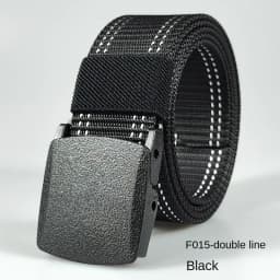 Automatic Buckle Nylon Women's Belts Canvas Outdoor Travel Premium Pants Sports Non-metallic Belts for Men White Black Blue Red