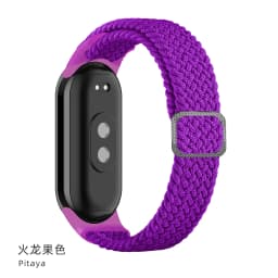 Strap for Xiaomi Mi Band 9 8 7 Elastic Nylon Braided Solo Loop Adjustable Buckle Replacement correa bracelet Miband 4 3 5 6 7