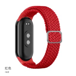 Strap for Xiaomi Mi Band 9 8 7 Elastic Nylon Braided Solo Loop Adjustable Buckle Replacement correa bracelet Miband 4 3 5 6 7