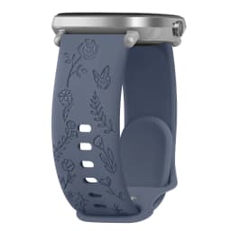20mm Flower Engraved Watch Strap For Samsung Galaxy Watch 6/5/4 40mm/44mm 5Pro 45mm Watch 6 4 Classic 43mm/47mm 42mm/46mm Band