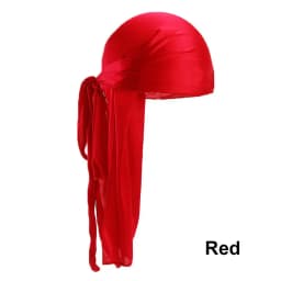 Men Women Bandana Silk Durag Turban Hijab Pirate Hat Cancer Head Scarf Chemo Cap Pre-Tied Headwrap