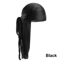 Men Women Bandana Silk Durag Turban Hijab Pirate Hat Cancer Head Scarf Chemo Cap Pre-Tied Headwrap