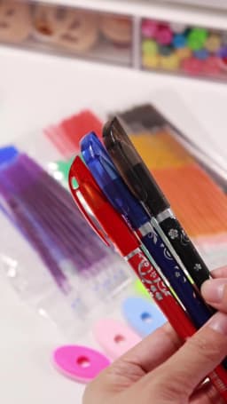 26 Pcs/Set Kawaii Erasable Pens 0.5mm Gel Pen Waterproof Gel Ink Stationery School Writing Supplies for Notebook Office Student