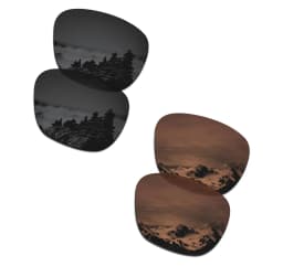 SmartVLT Replacement Lenses Polarized for Oakley Enduro OO9223 55mm Sunglasses - Multiple Pairs Packed
