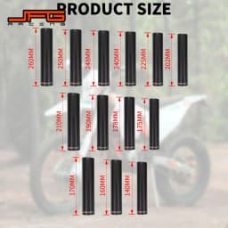 Motorcycle 140-260MM Carbon Fiber Adjustable Front Fork Shock Guard Protector For KTM EXC SX SXF XC XCF XCW 125 250 350 450 530