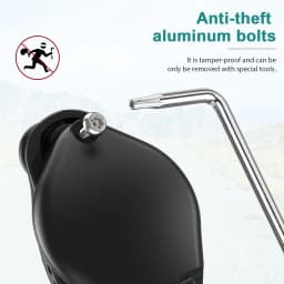 Toptrek Bicycle Bell With AirTag Holder Anti-Theft Waterproof Bike Handlebar Horn 110dB Outdoor MTB Road Bike Accessory Scooter